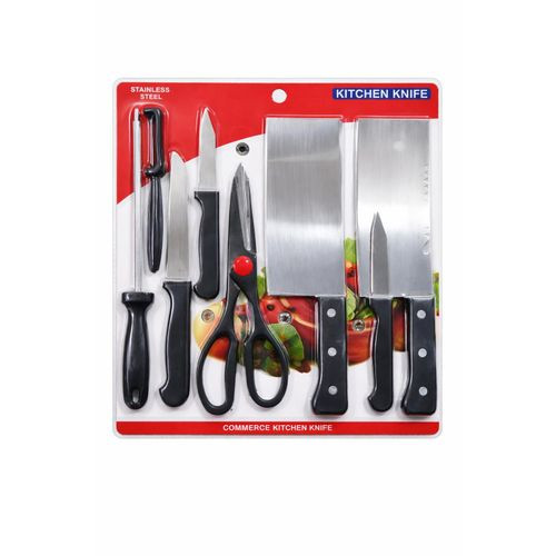 Stainless Steel 8Pcs Kitchen Knife